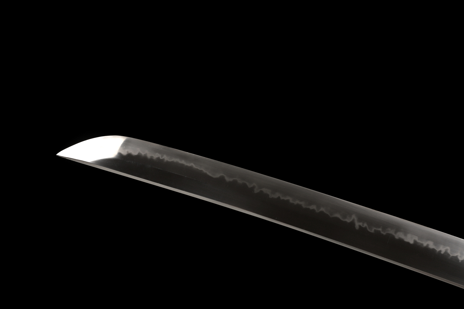 Clay Tempered L6 Steel Blade Full Tang Japanese Samurai Katana Sword Choji Hamon