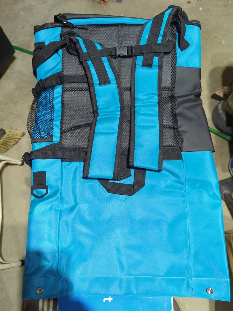 Tipra Multipurpose Day pack- Lake Blue And Black
