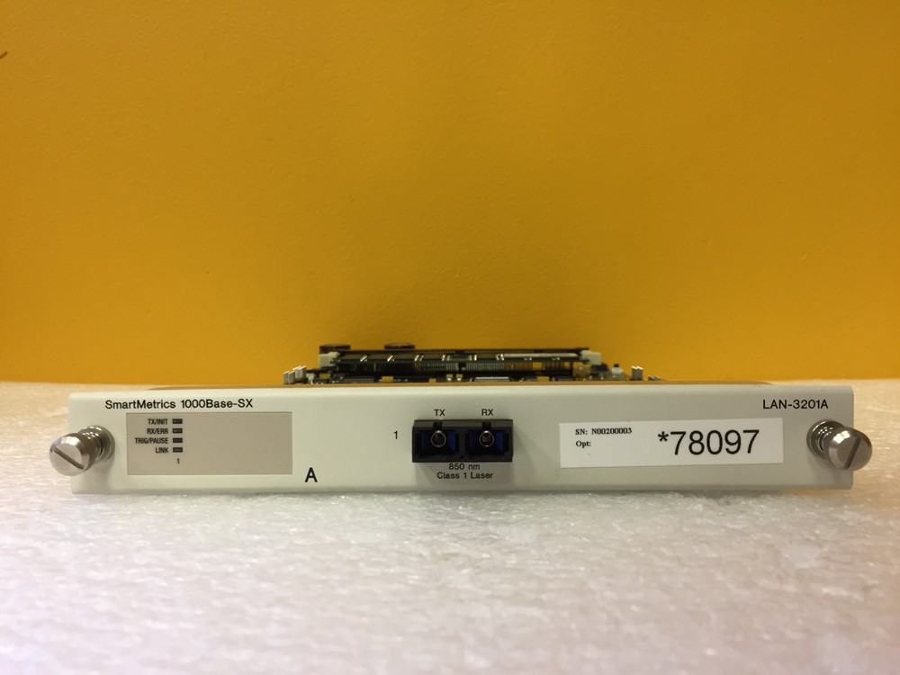 Spirent / Netcom SmartMetrics LAN-3201A, 850 nm, Multimode Ethernet Module