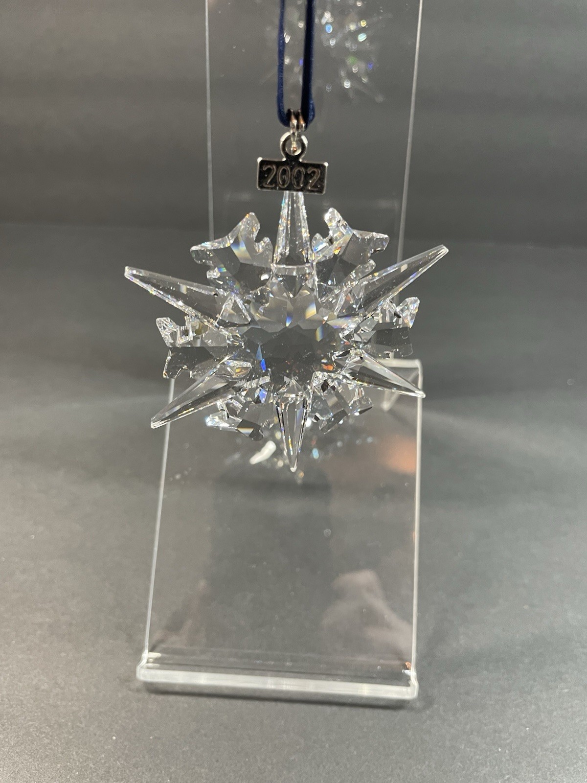 Swarovski Crystal 2002 Large Annual Edition Christmas Holiday Ornament 288802