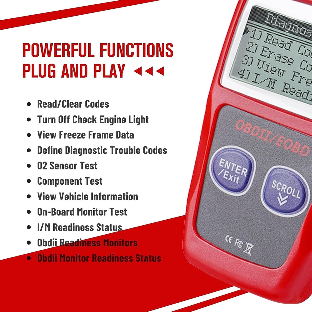 Diagnostic Code Reader Adapter OBD2 Scanner Check Engine Fault for ATV POLARIS.