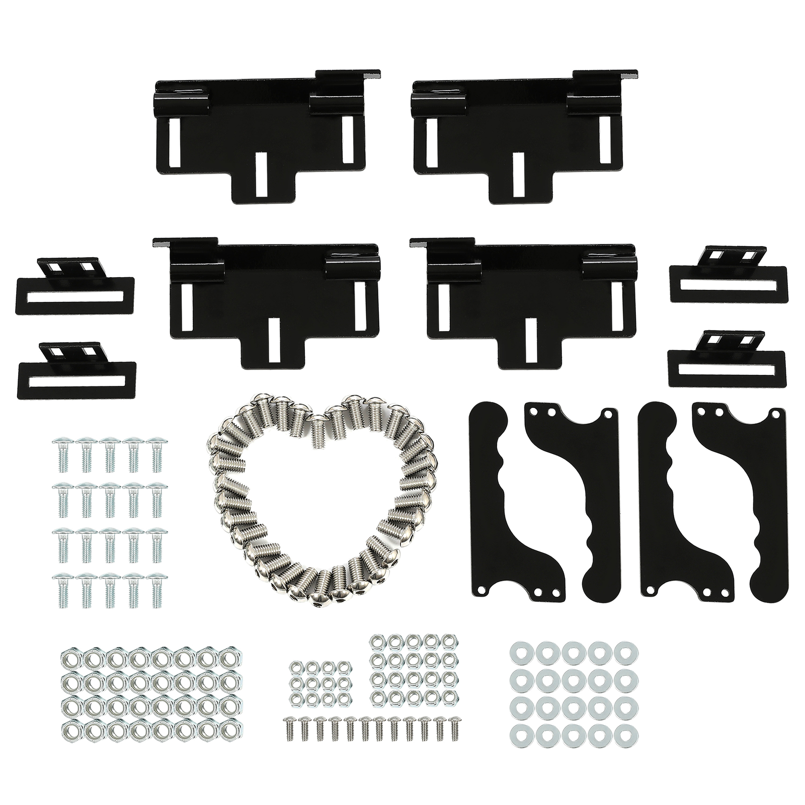 Black Aluminum Door Panel For CAN AM X3 1000 Full Doors 2017 2018 2019 -2023