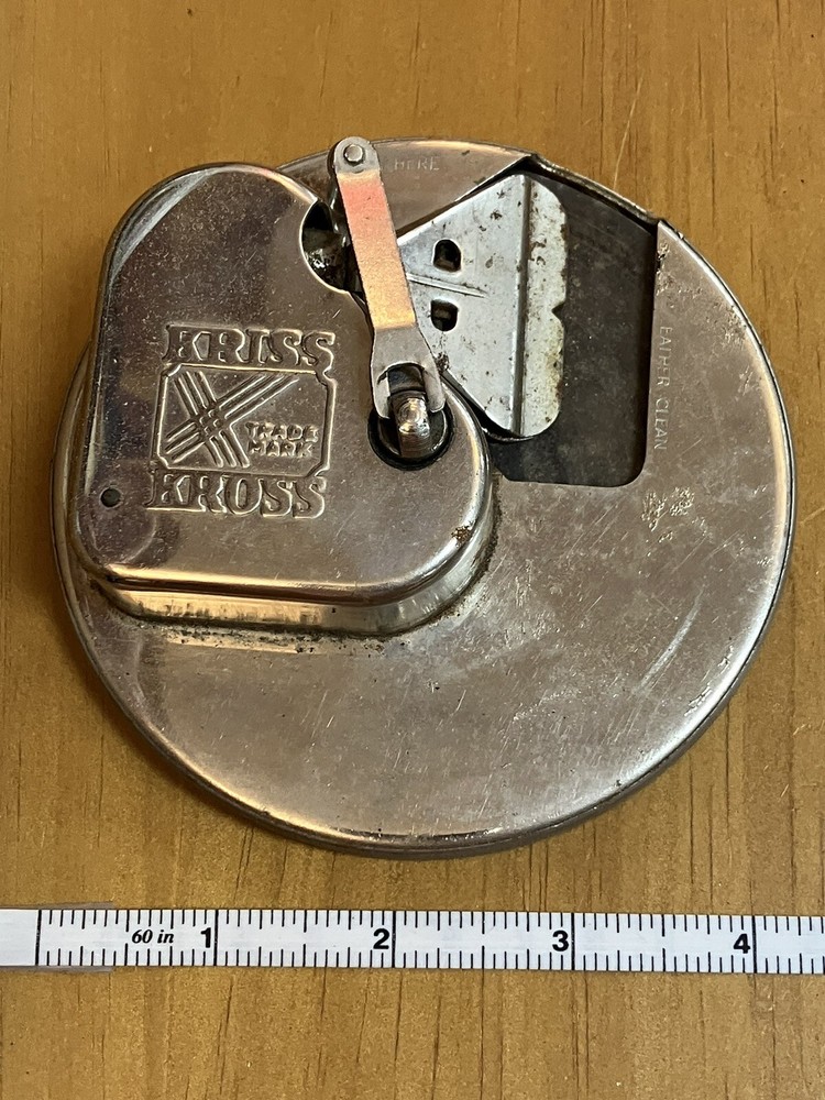 Kriss Kross Blade Razor Sharpener Vintage Stropper Tool