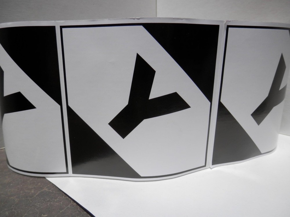 75 Stickers 4"x4" Warning Label LIMITED QUANTITY Y ORM-D DOT