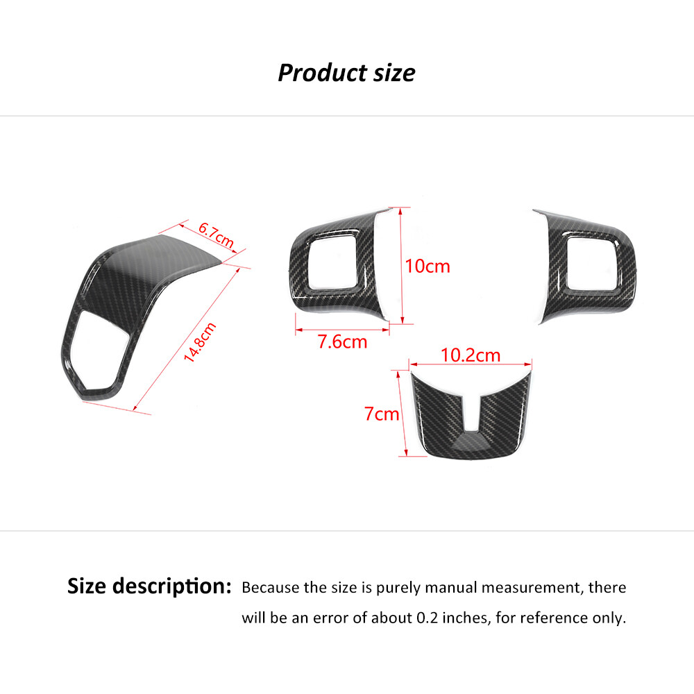 For Dodge Challenger 09-14 Carbon Full Decor Center Console Panel Cover Kit,16pc