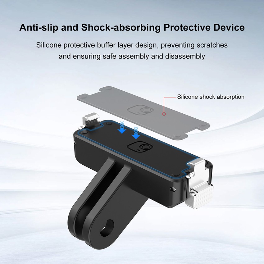 Action Camera Mount Bracket Magnetic Quick-Release Base for Insta360 GO Ultra