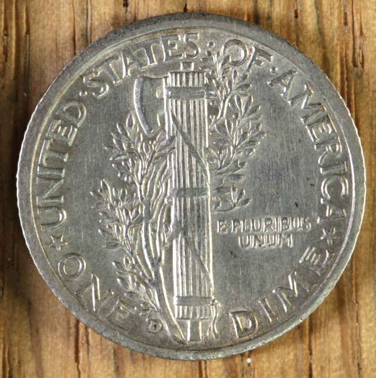 1935 D Mercury Dime 10¢ - XF+ EF+ - Extra Fine Plus