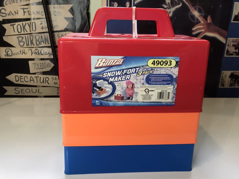 Banzai Snow Fort Maker Value 3 Pack