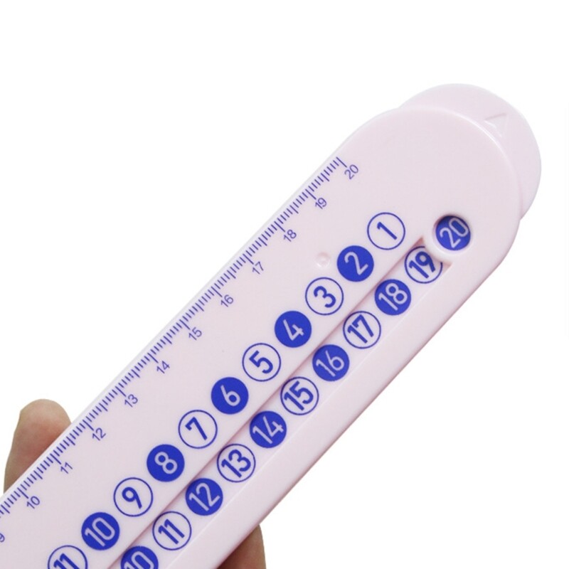 Math Learning Made Fun and Easy 2-purpose Number Decomposition Ruler for Kids
