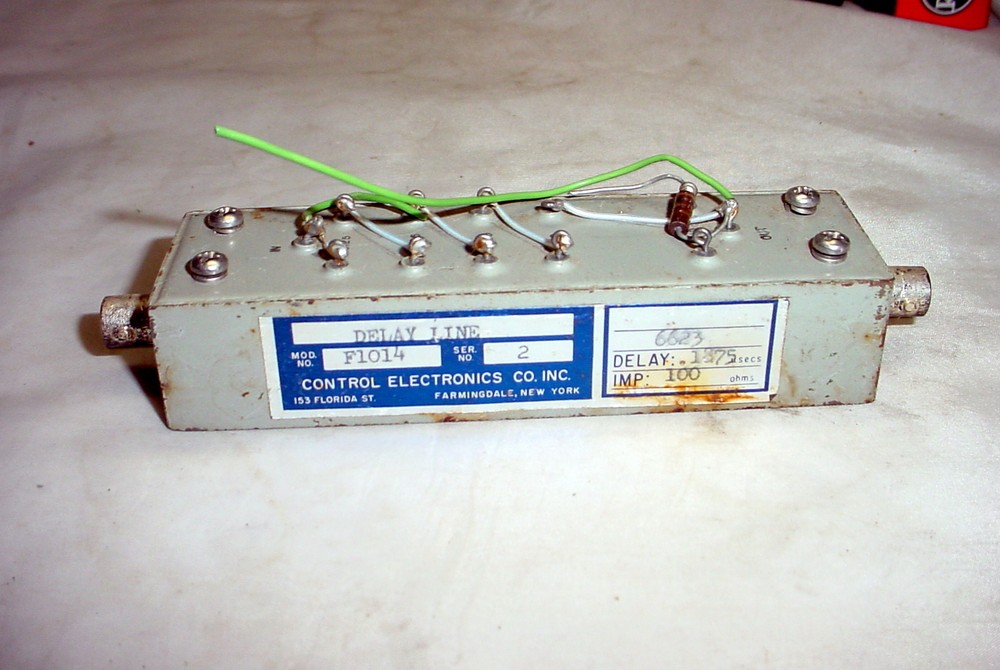 Control Electronics Delay Line F1014 100 ohms Adjustable delay to .1875 microS