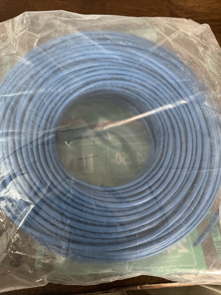 Southwire CAT5E CMP Blue 24/4 250ft Plenum Cable
