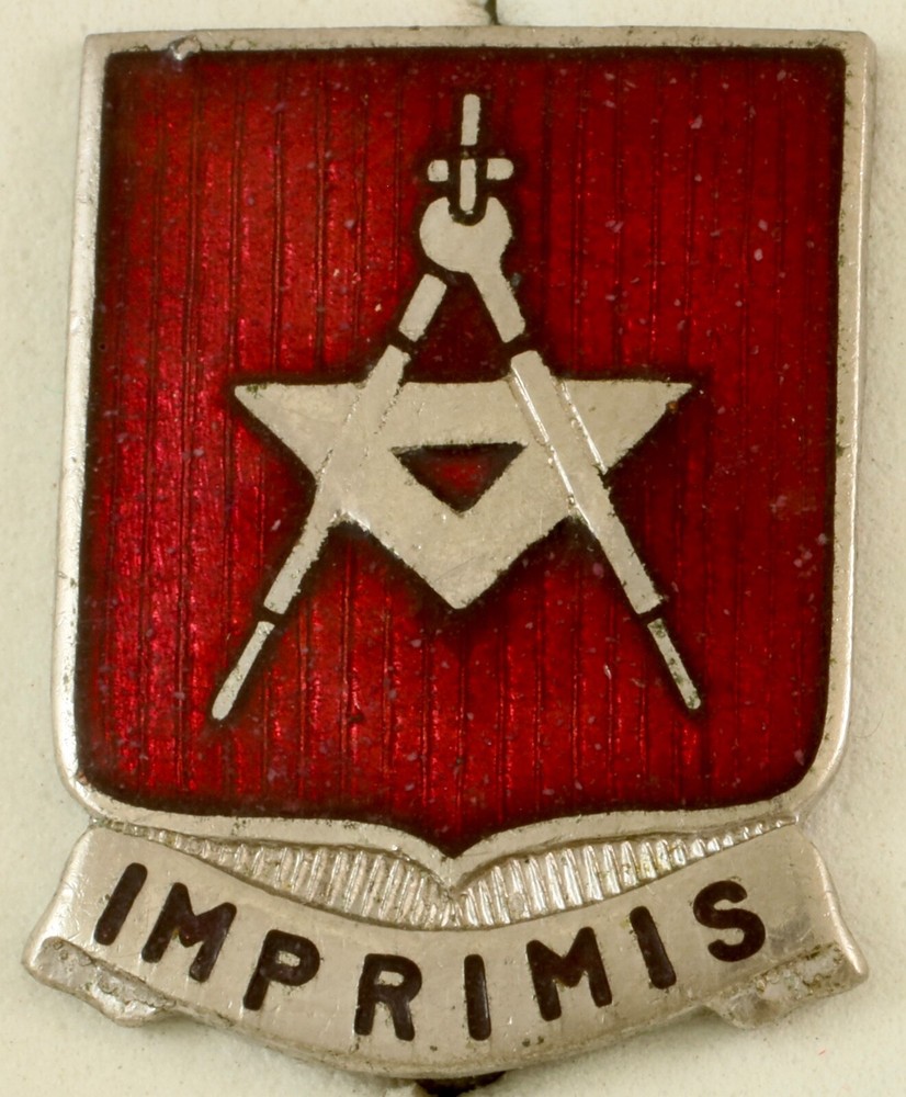 30th Engineer Battalion Crest DI/DUI Pinback