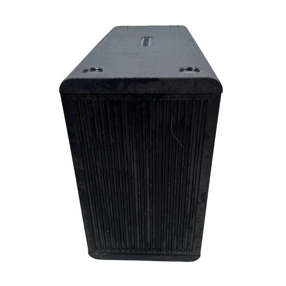 Openstock Black Plastic Double Column 40 Cassette Storage Rack Stackable Media