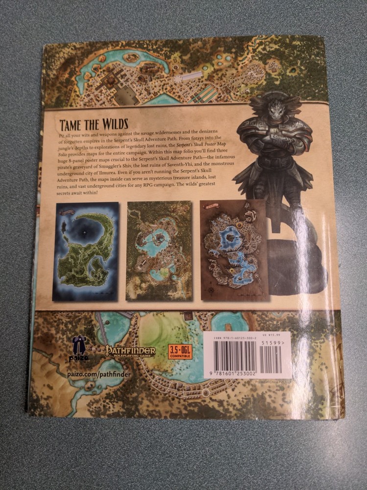 Pathfinder Campaign Setting Serpents Skull Map Folio