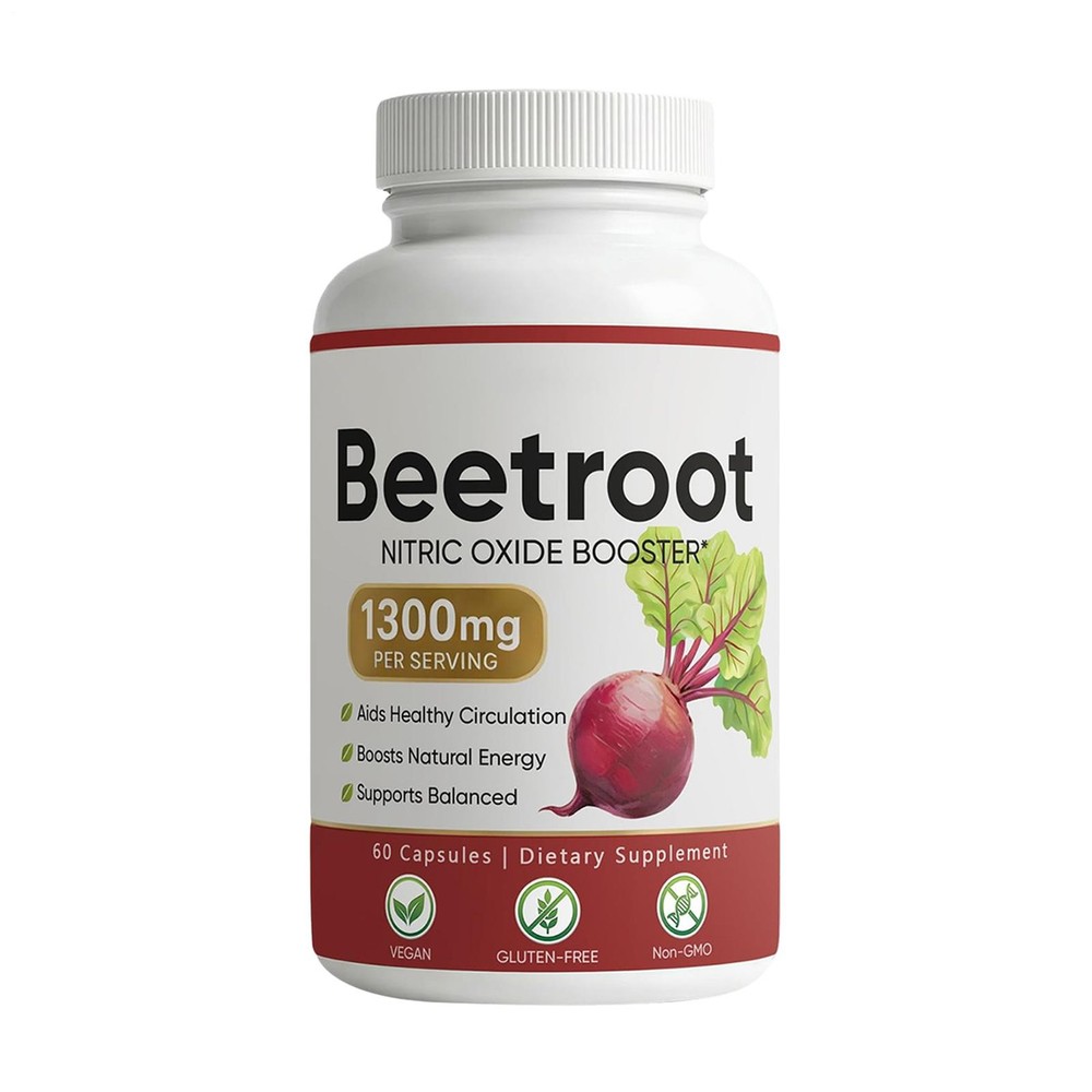 Lemeli Beetroot - 1300mg, Lemeli Beet Root Supplement 60 Capsules