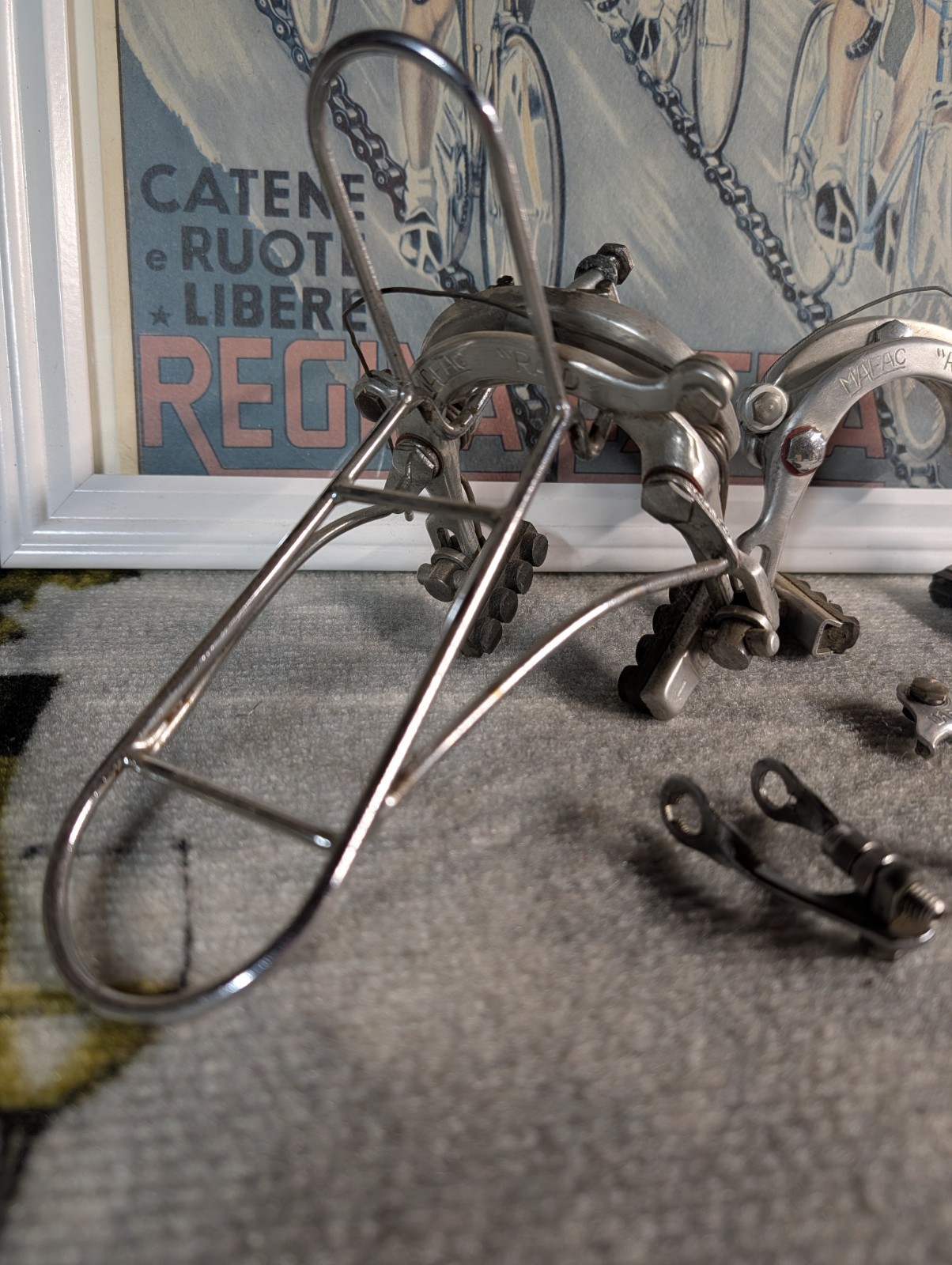 Mafac Raid Brake Calipers TA Front Rack And Hangers