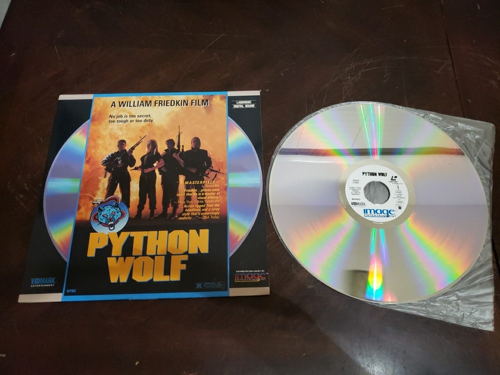 PYTHON WOLF (C.A.T. Squad) Laserdisc WILLIAM FRIEDKIN Ennio Morricone W36