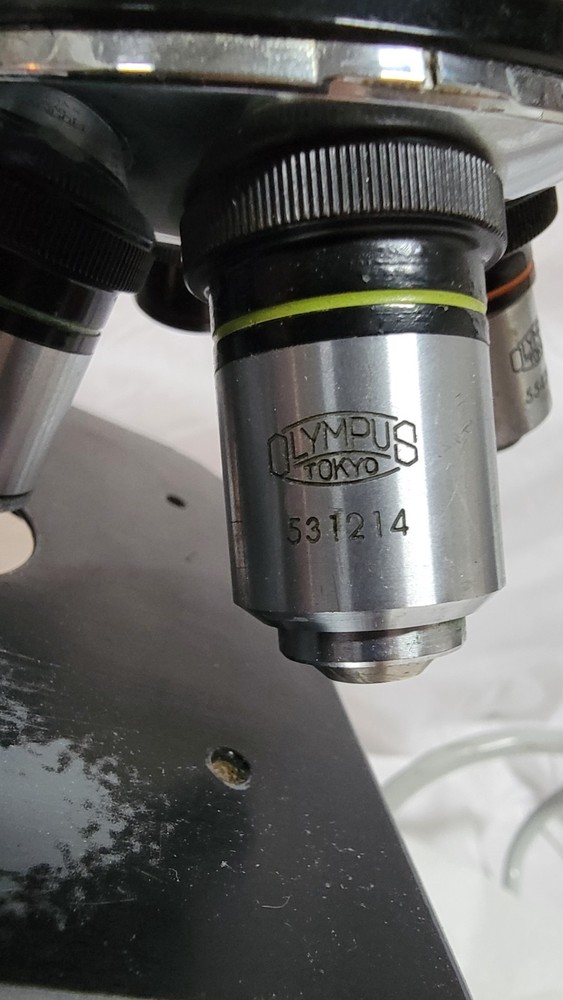 Olympus KHC Binocular Compound Microscope - Olympus Objectives - Working Lamp