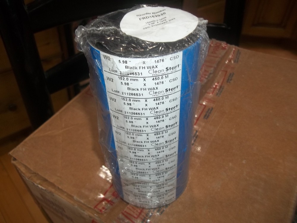 frd152s20 standard wax, 152mm x 450m clean start