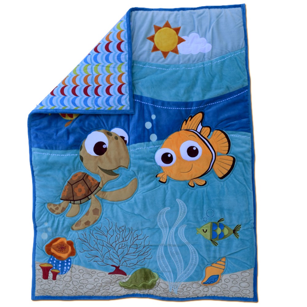 Disney Nemo 4 Piece Crib Bedding Set