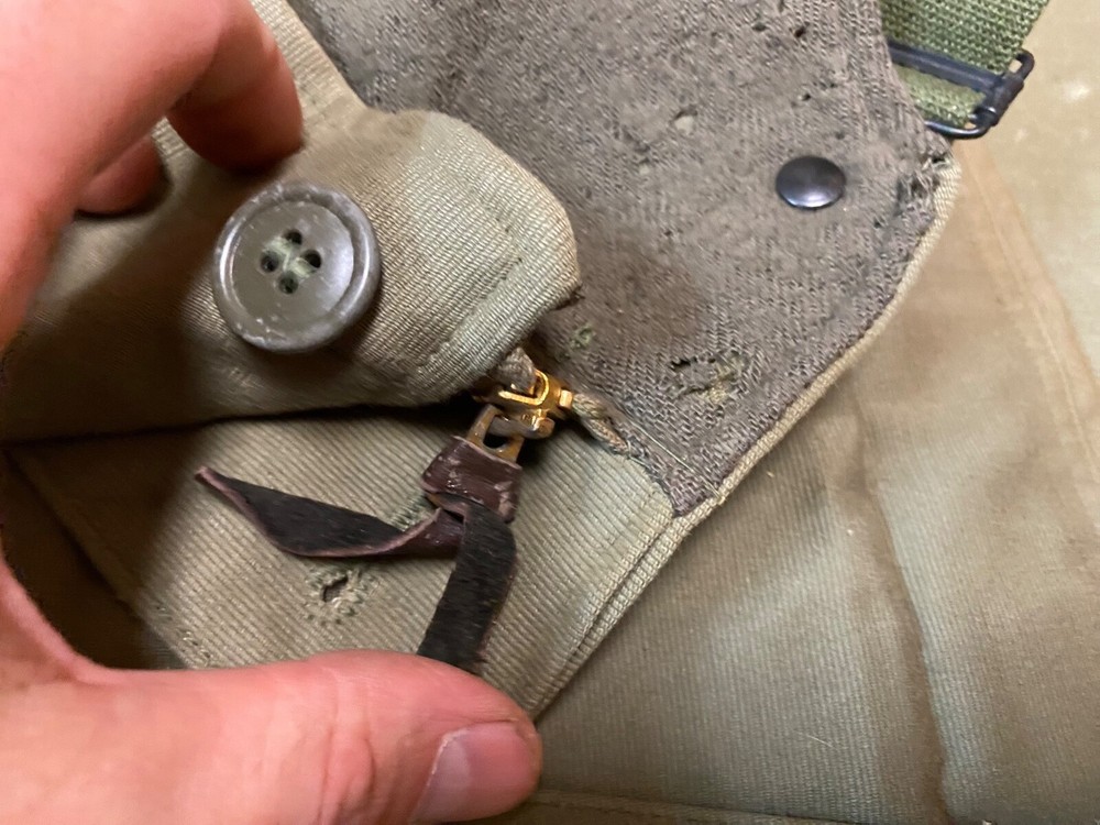 ORIGINAL WWII US NAVY COLD WEATHER WINTER OVERALLS COVERALLS BIBS-MEDIUM