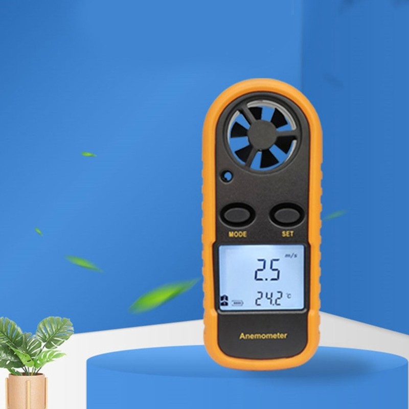 Digital Anemometer Handheld WindSpeed Meter for Measuring Wind Speed Temperature