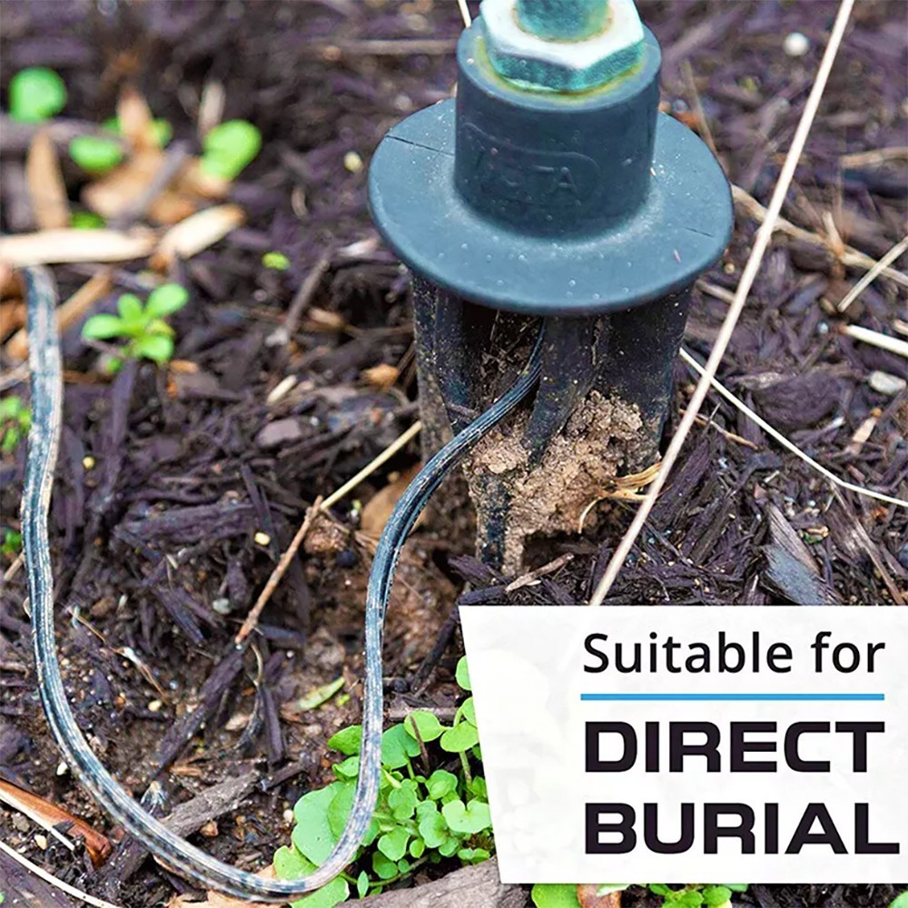 200FT LOW VOLTAGE 12/2 CABLE LANDSCAPE BURIAL COPPER WIRE OUTSIDE 12AWG 2 CORE