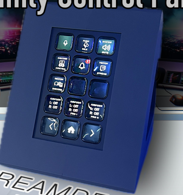 Elgato Stream Deck MK 1 & 2 Control Panel (Black)