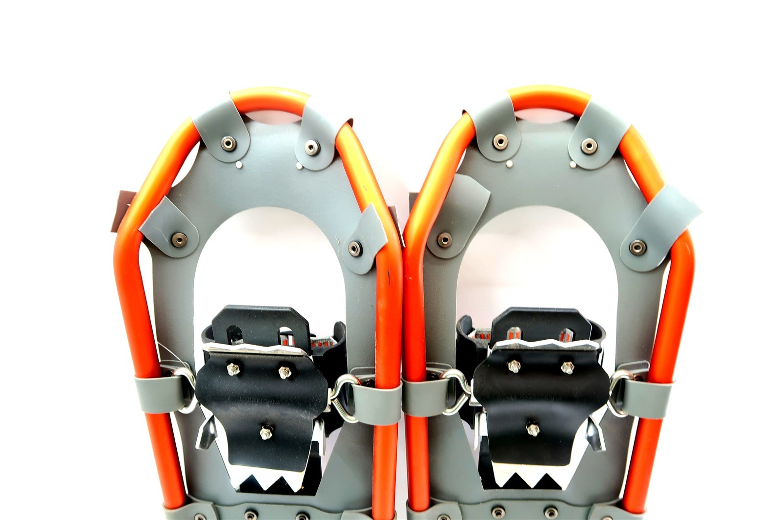 LL BEAN WINTER WALKER 26 Snowshoes Orange and Gray ~ Nice Condition