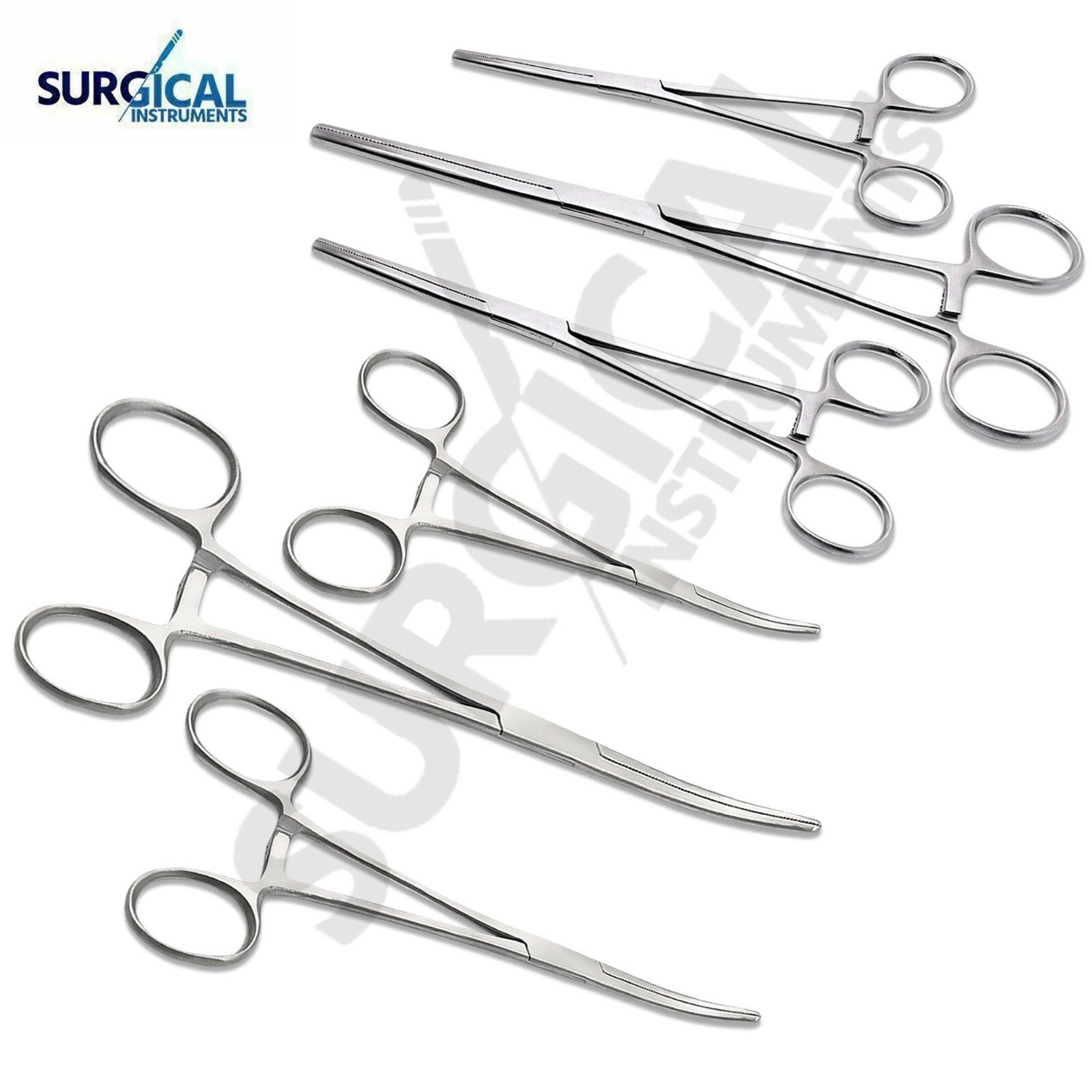 Ultimate Hemostat Kit-2, 6 Piece Ideal for Hobby Tools Set, Electronics, Fishing