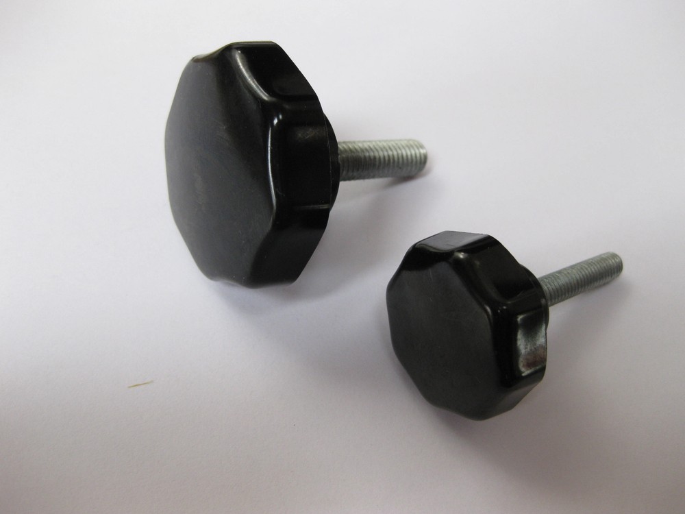 2X Lobe Knobs M6x30mm wing nut thumb screw bolt camera electronics lighting