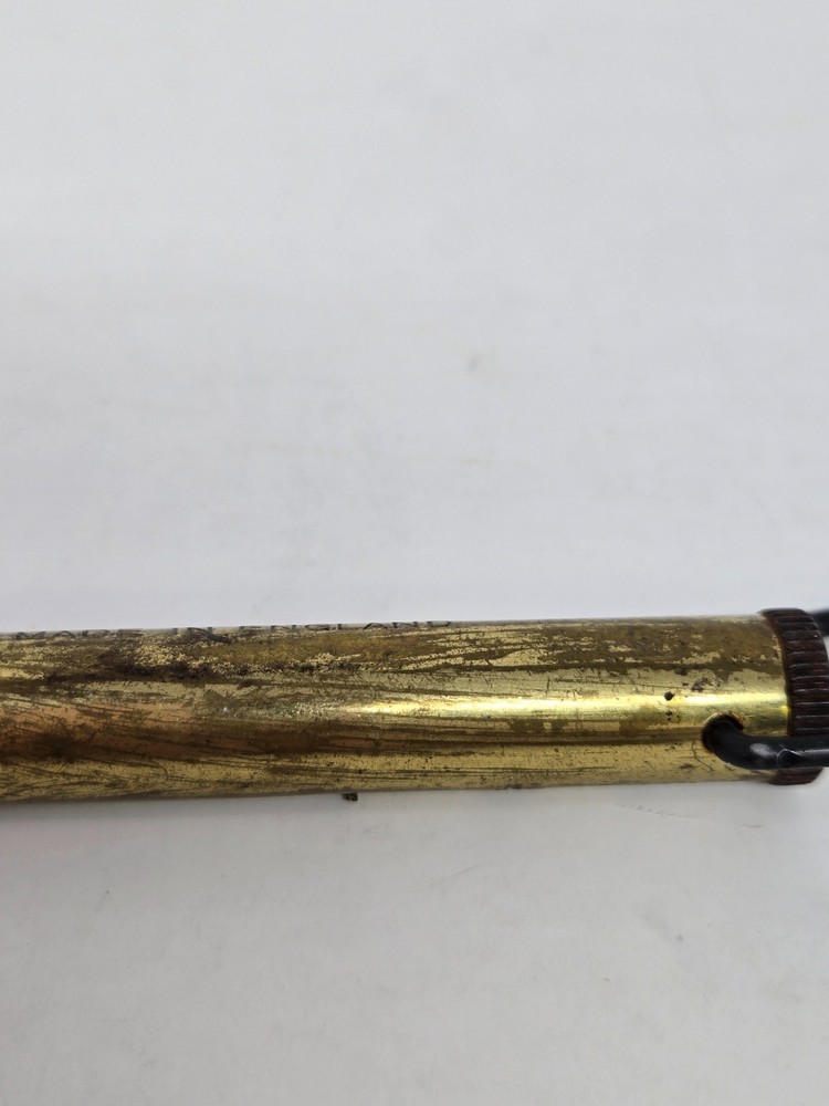 Vintage Brass Spring Salter Pull Down Hanging Scale