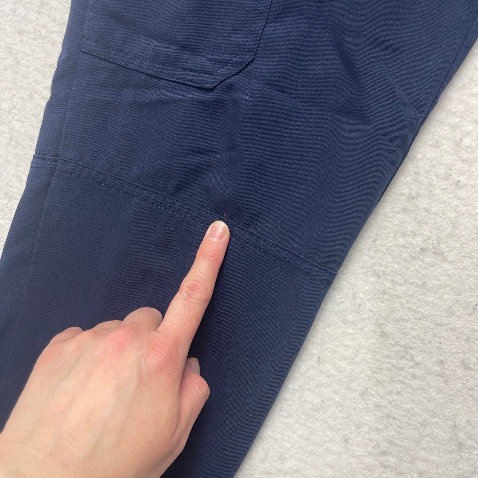 Beyond Scrubs Scrub Set Womens XS Navy Blue Jogger Pants V-Neck Top Uniform