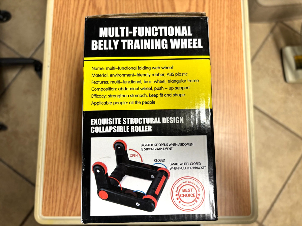 Multi-Functional Belly Training Wheel