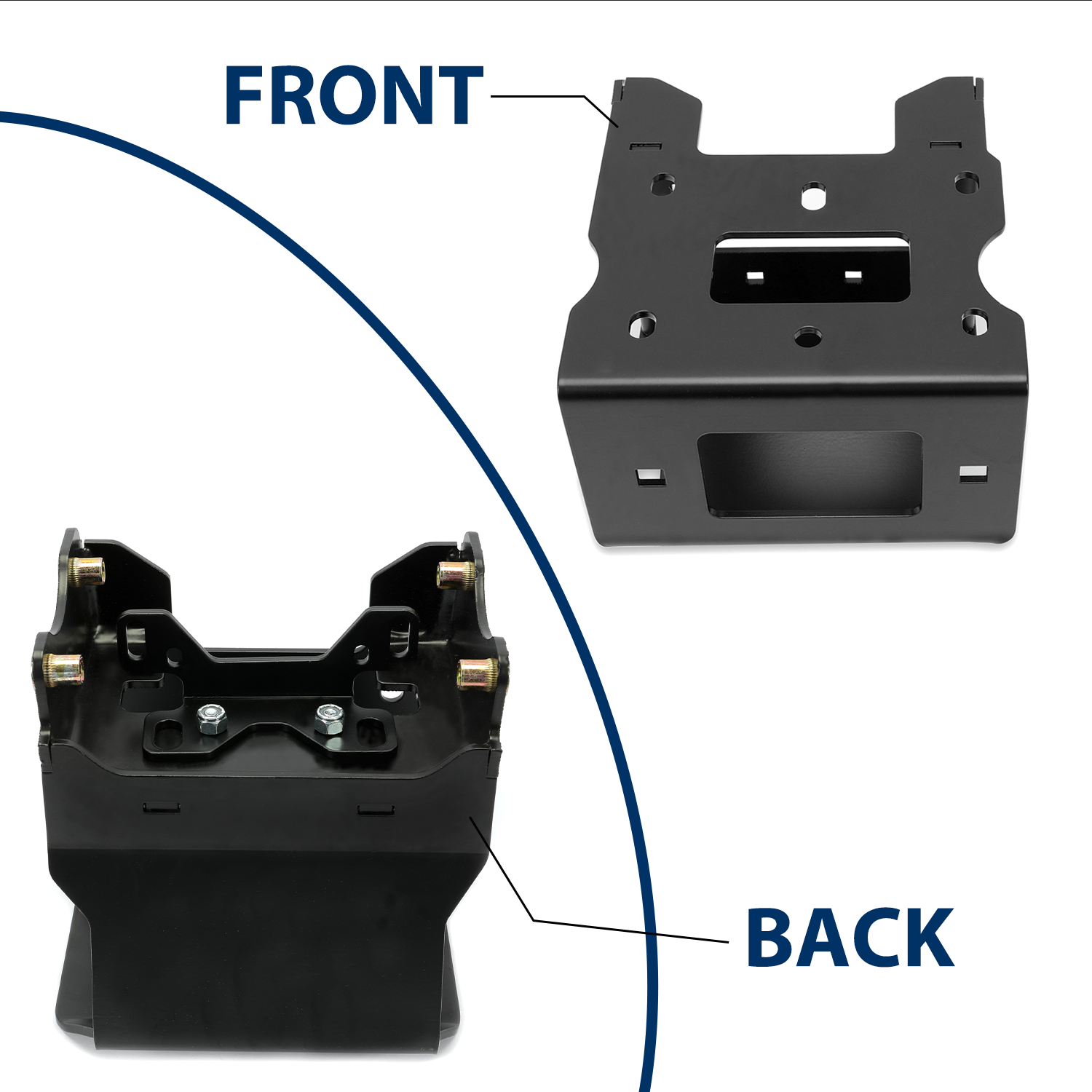 New Winch Mount For Polaris Sportsman 400 450 500 550 570 800 850 1000 2011-2024