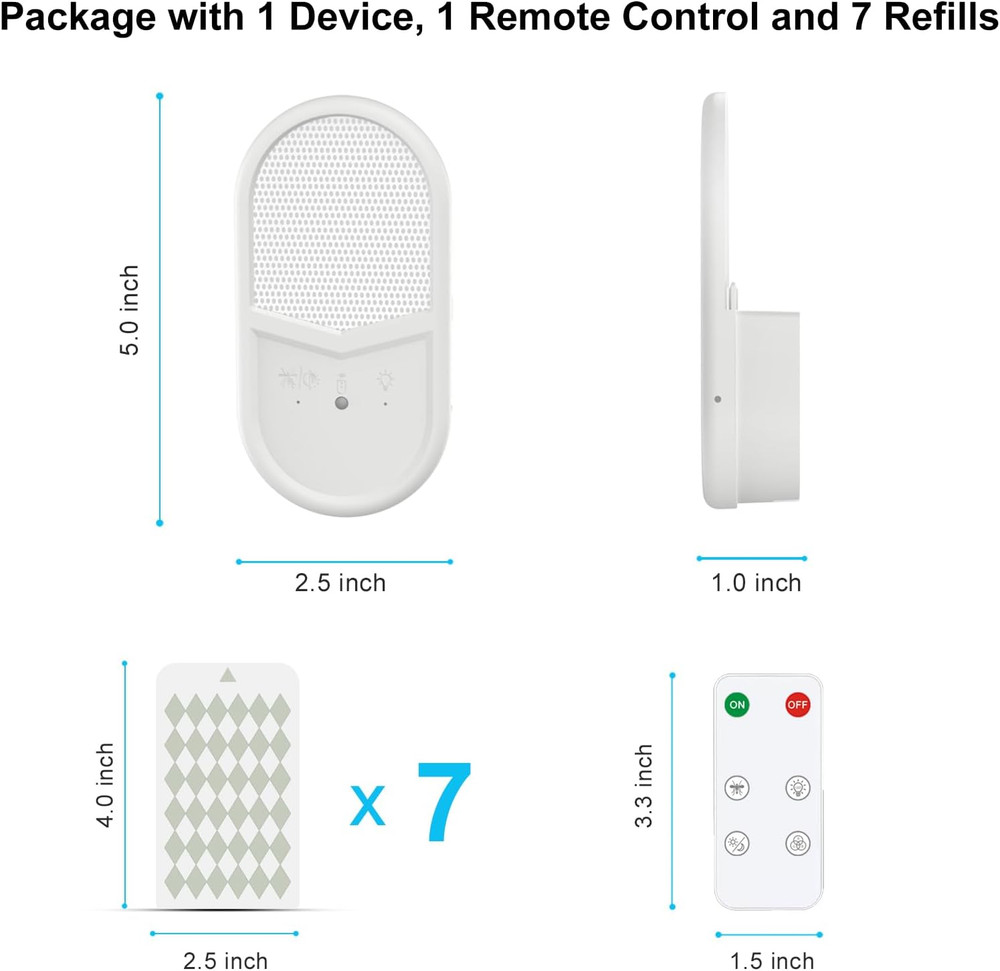 Flying Insect Trap, Remote & Touch Control Fly Trapper, Plug-in Mosquito Kill...