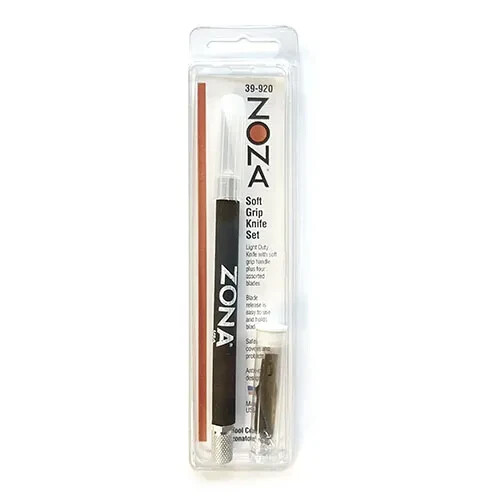 Soft Grip Hobby Knife with Blades