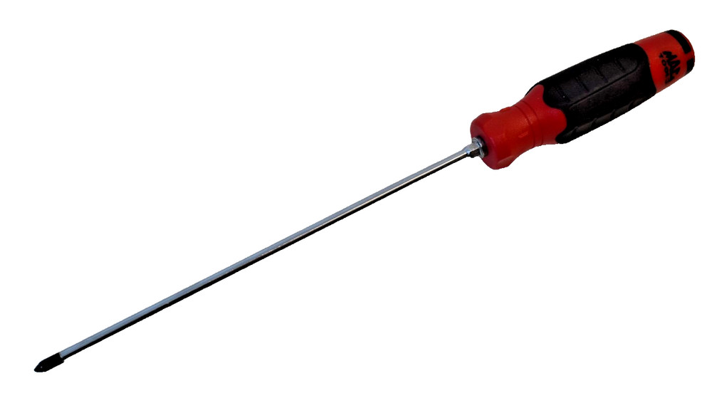 Mac Tools PB2082CR #2 Phillips Screwdriver 12" Length Mac-Grip Red