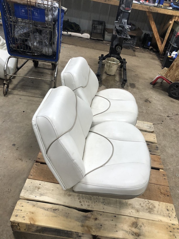 boat captains chairs seats white