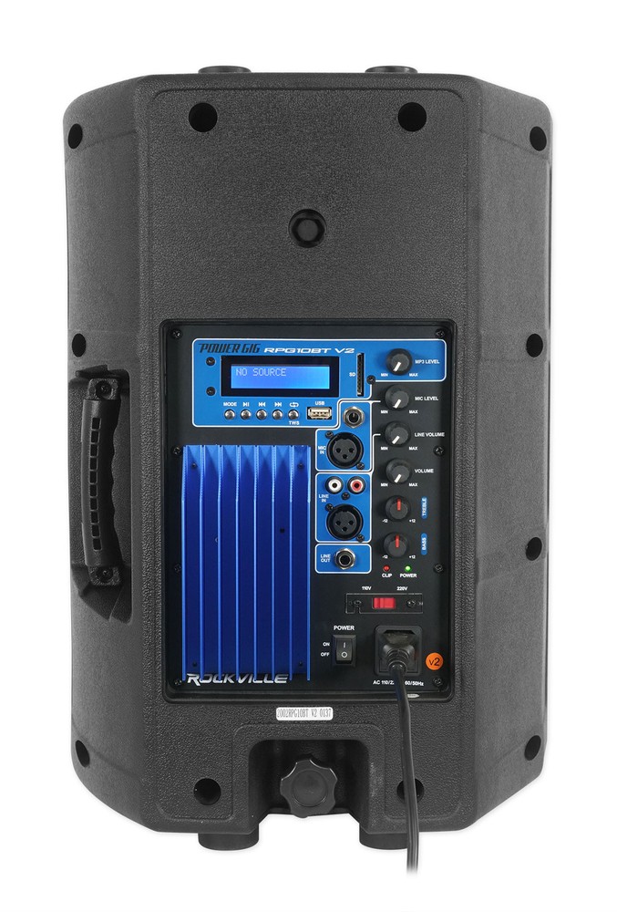 Rockville Powered 10" ipad/iphone/Android/Laptop/T.V. Karaoke Machine/System