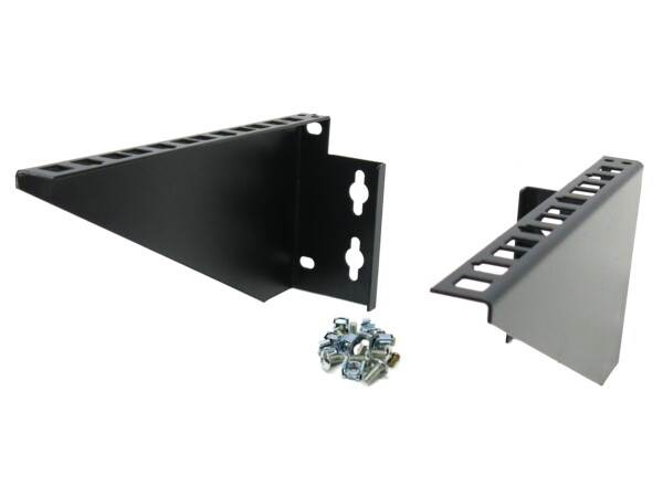 CNAweb 4U 19" Network Rack Bracket for Wallmount Vertical Hang or Desk Mount