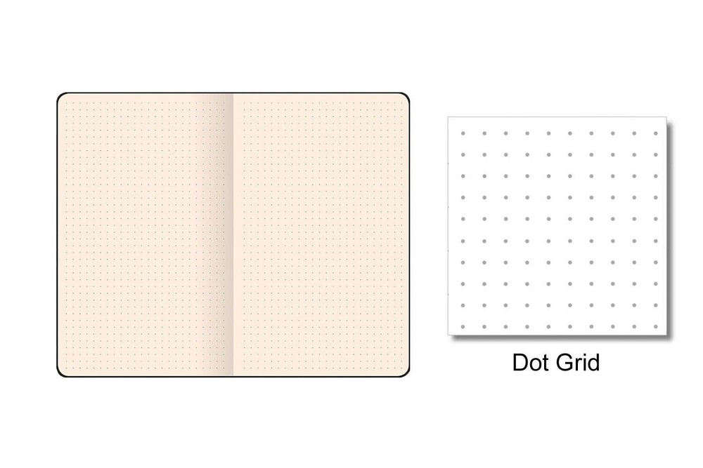 Flexbook Adventure Notebook, A5 - 5.12" x 8.27", Black, Dot Grid