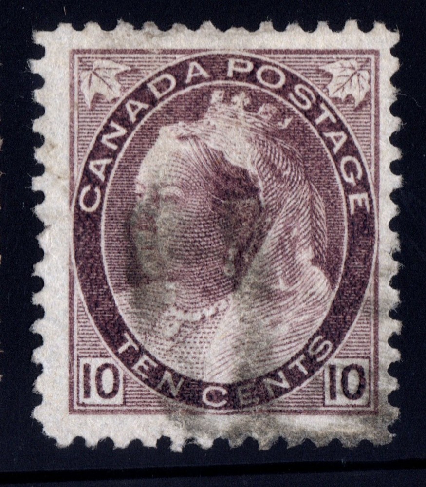 #83 Numeral 10c Canada used