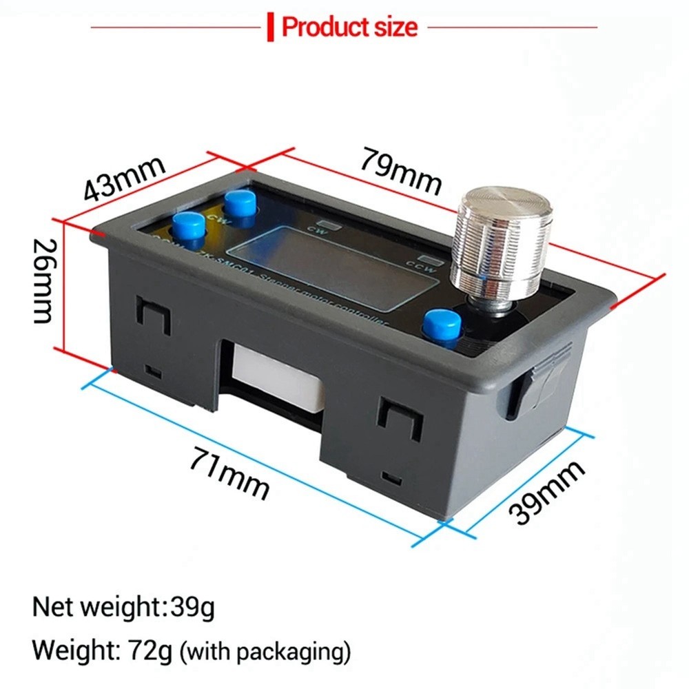 -SMC01 Stepper Motor Driver and Controller DC 5-30V Reverse Pulse Speed Co5741