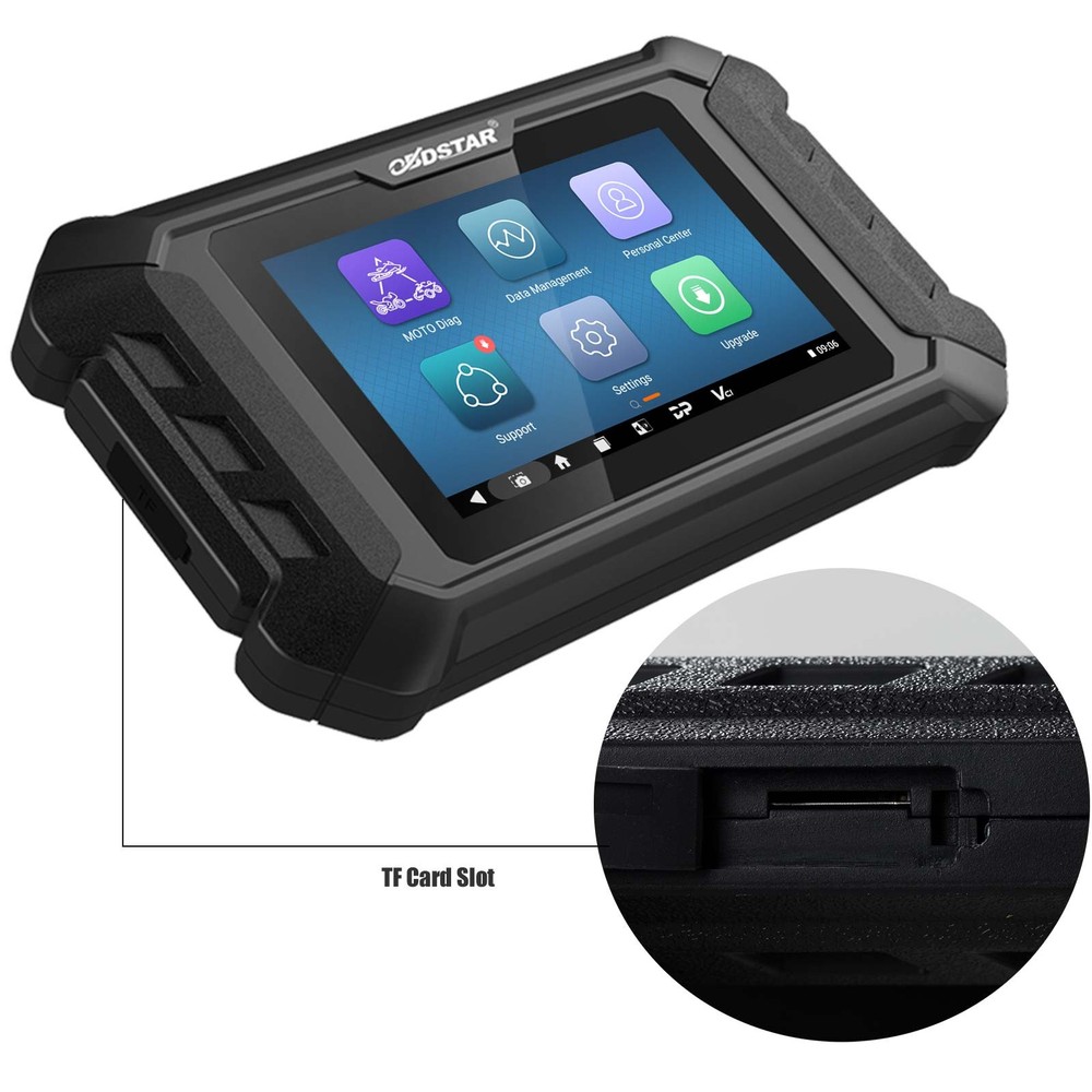 OBDSTAR ISCAN for TRIUMPH Motorcycle Diagnostic Scanner Code Reader Action Test