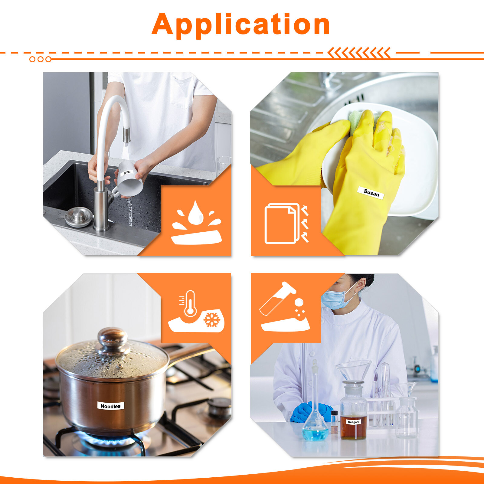 10PK Dymo Letratag Refill 91330 White Paper 12mm Label Tape 1/2 for Dymo LT-100H