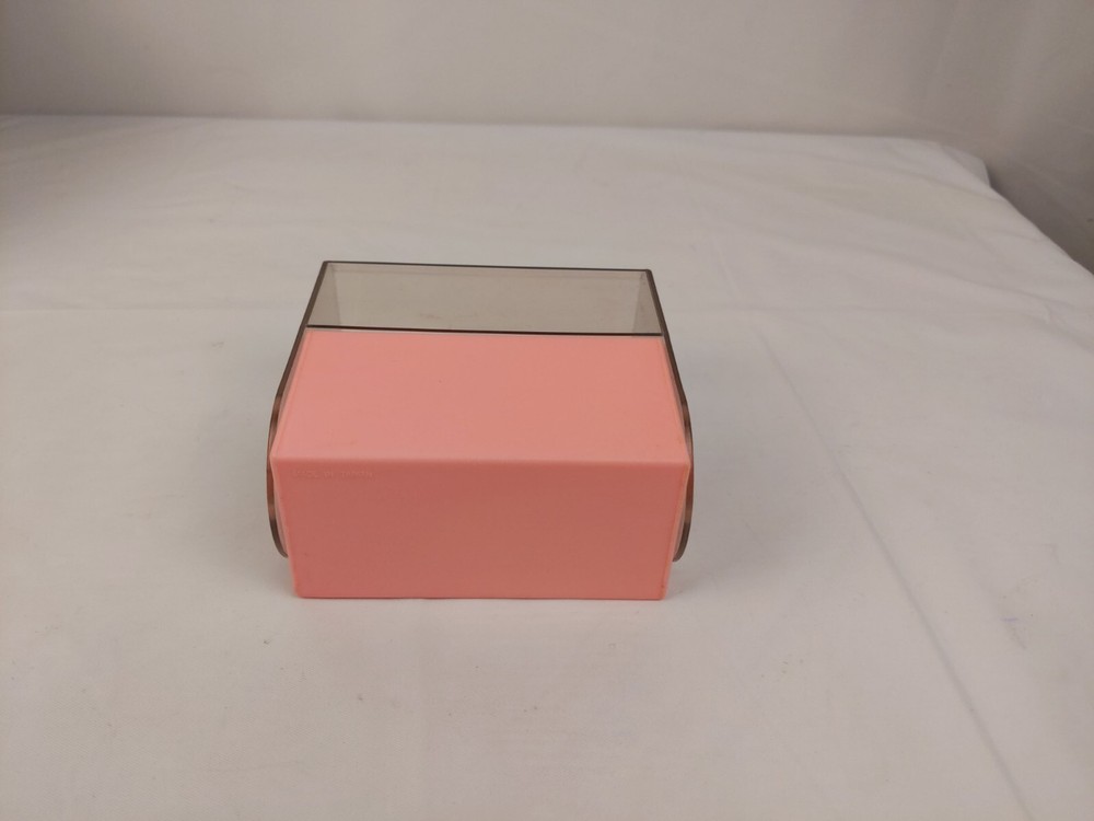 Alpha 2 Row Floppy Disk Holder Caddy + Pink Portable Clamshell Case + Labels