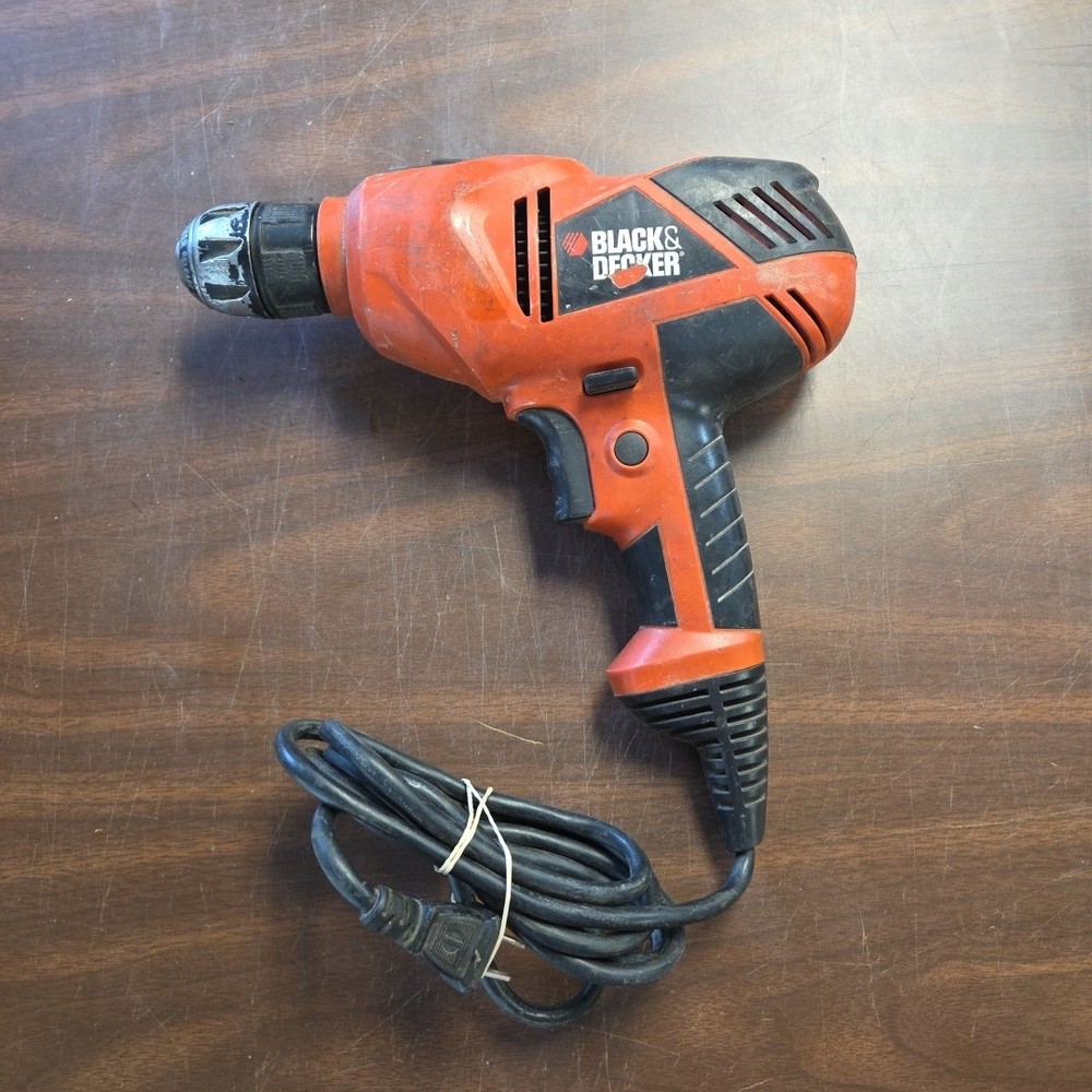 BLACK DECKER VSR HEAVY 3/8" KEYLESS DRILL DR250 5.2 AMP