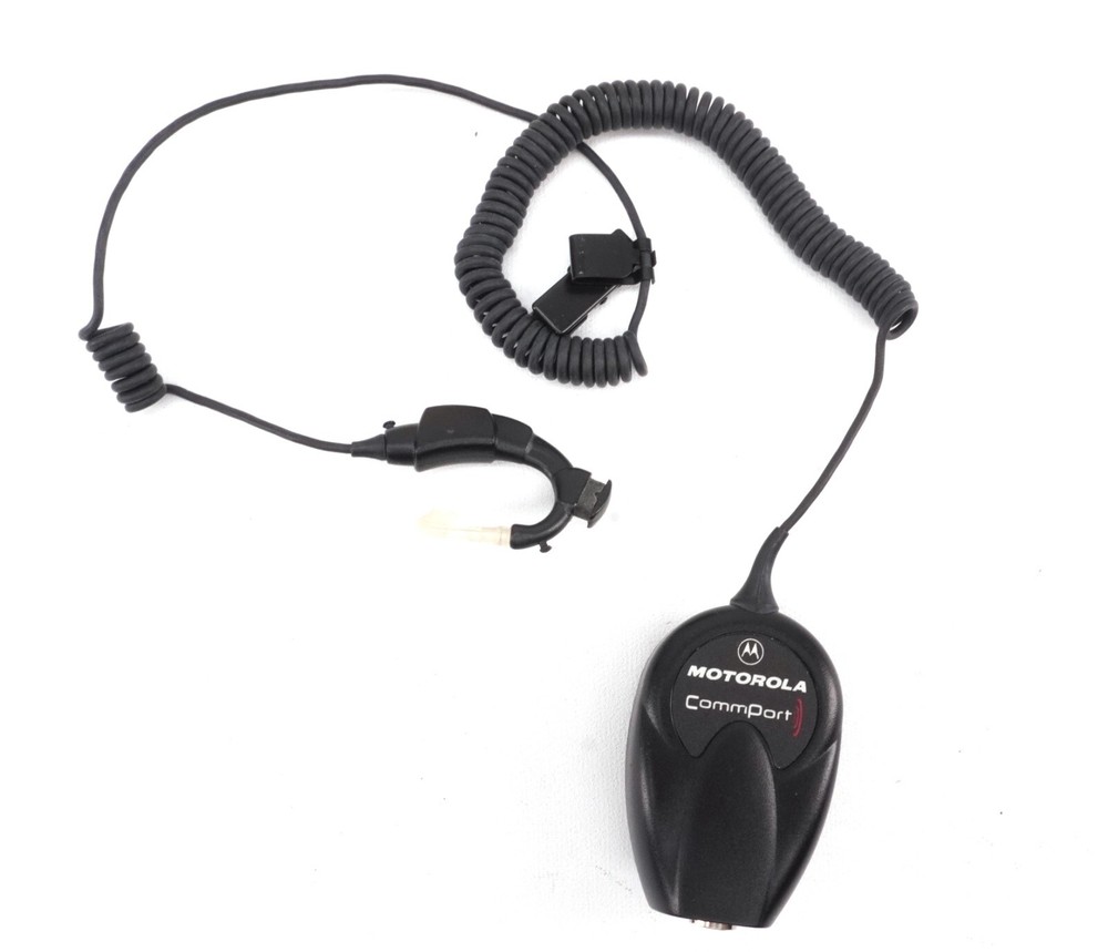 Motorola NTN8819B CommPort Ear Microphone Receiver System w/Case