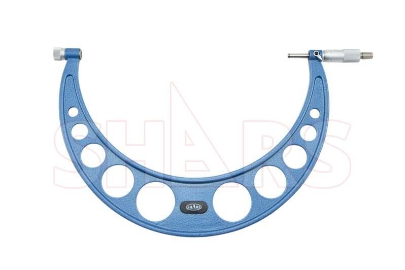 6-12" Outside Micrometer Set W/Interchangeable Anvils Grad .0001" R}